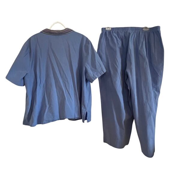 Napa Valley 2-Piece Set Shirt (2X) and Pants (18) 100% Cotton Casual Lounge Set - Picture 2 of 16